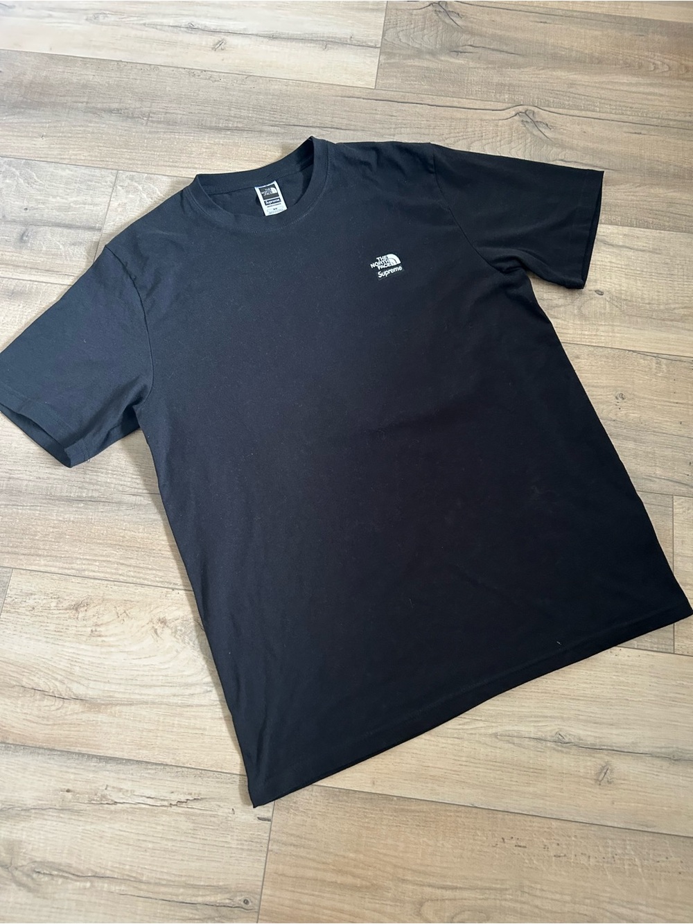 Supreme x The North Face Black Logo Crewneck T-Shirt